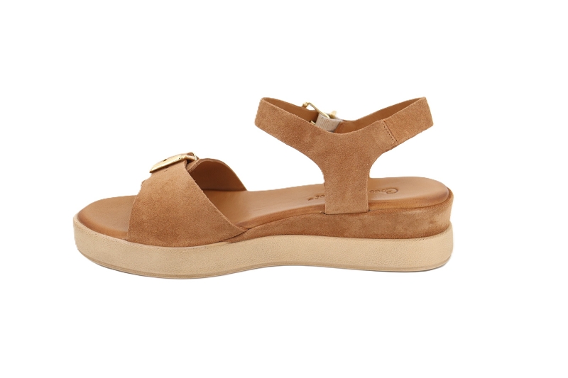 Coco abricot sandales nu pieds mallemort marron7883601_3