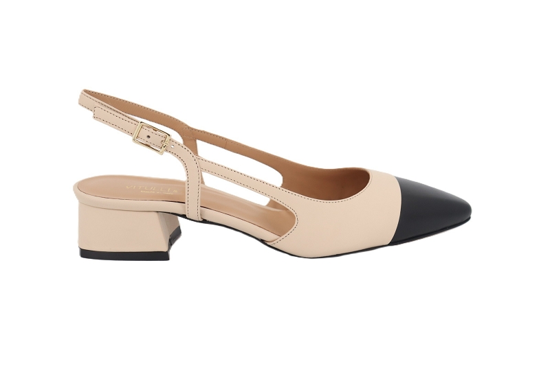 Vitulli escarpins crista beige