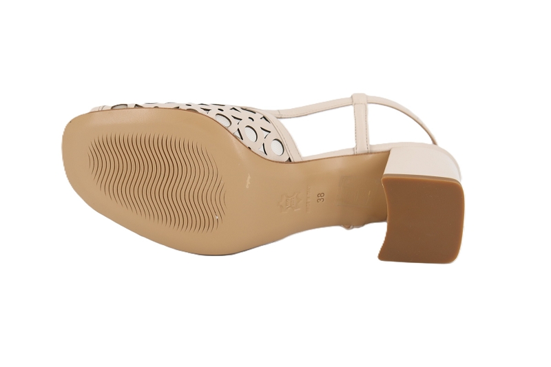 Vitulli escarpins ballet dentelle beige7888201_5