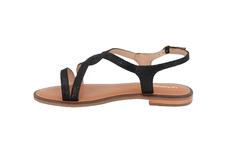 Les tropeziennes sandales nu pieds hastral noir7889401_3