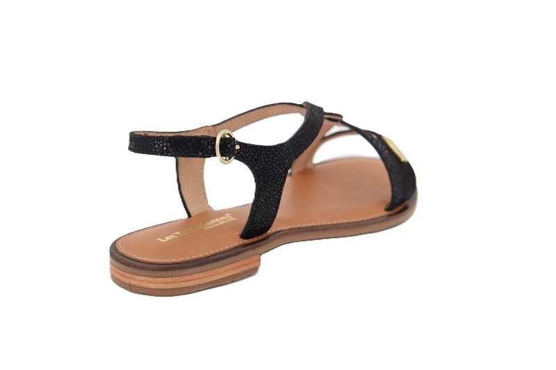 Les tropeziennes sandales nu pieds hastral noir7889401_4