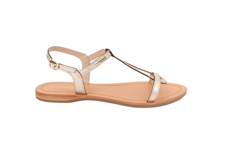 Les tropeziennes sandales nu pieds hamatgum dore