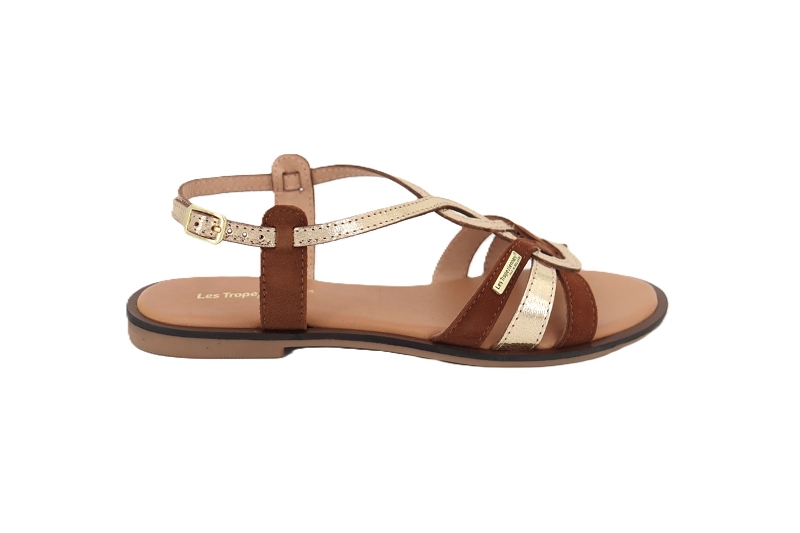 Les tropeziennes sandales nu pieds habby marron