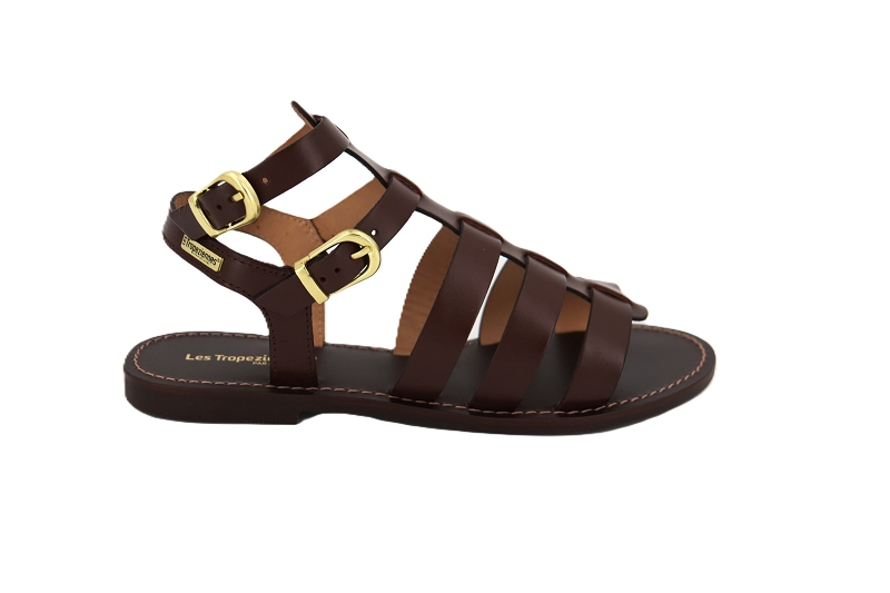 Les tropeziennes sandales nu pieds hagora marron