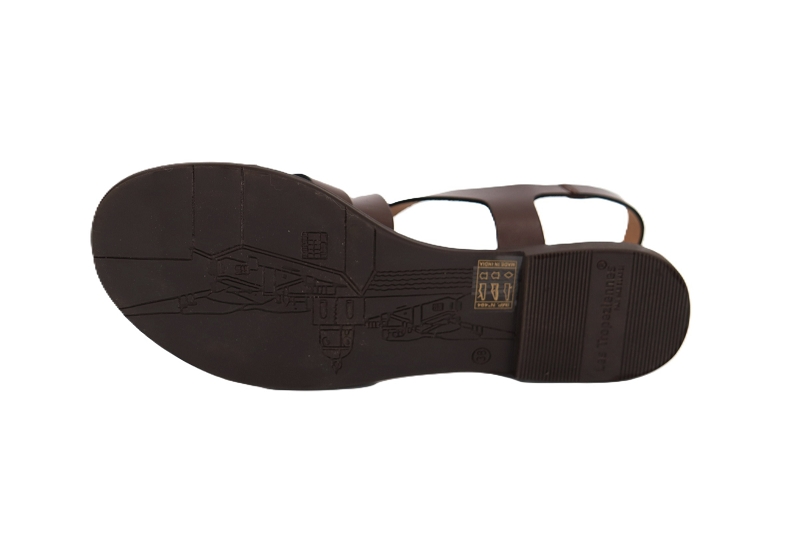 Les tropeziennes sandales nu pieds hagma marron7890201_5