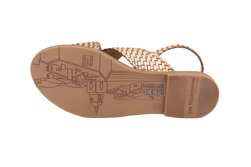 Les tropeziennes sandales nu pieds doa dore7890301_5