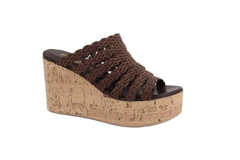 Gianmarco mules et sabots raffia mule marron7891101_2