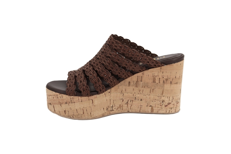Gianmarco mules et sabots raffia mule marron7891101_3