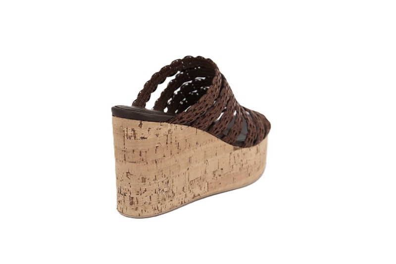 Gianmarco mules et sabots raffia mule marron7891101_4
