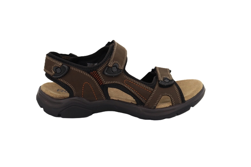 Rohde sandales nu pieds barolo marron