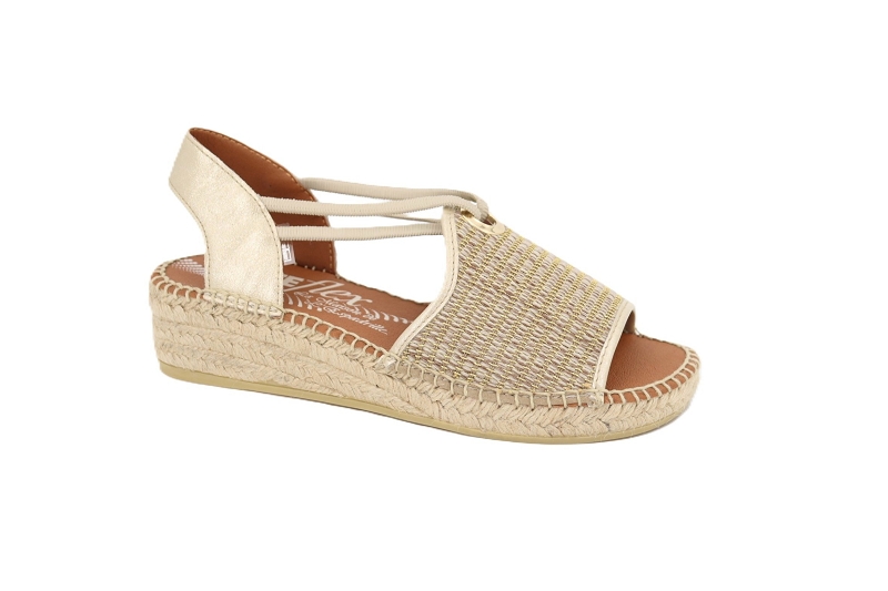 Maison de lespadrille chaussures espadrilles bayone dore7894701_2