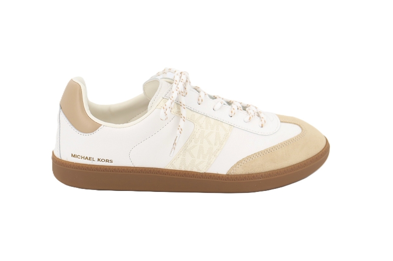 Michael kors baskets jovie lace up blanc