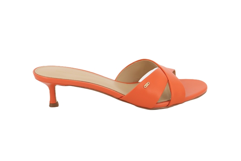 Michael kors mules et sabots cassidy kitten sandal orange