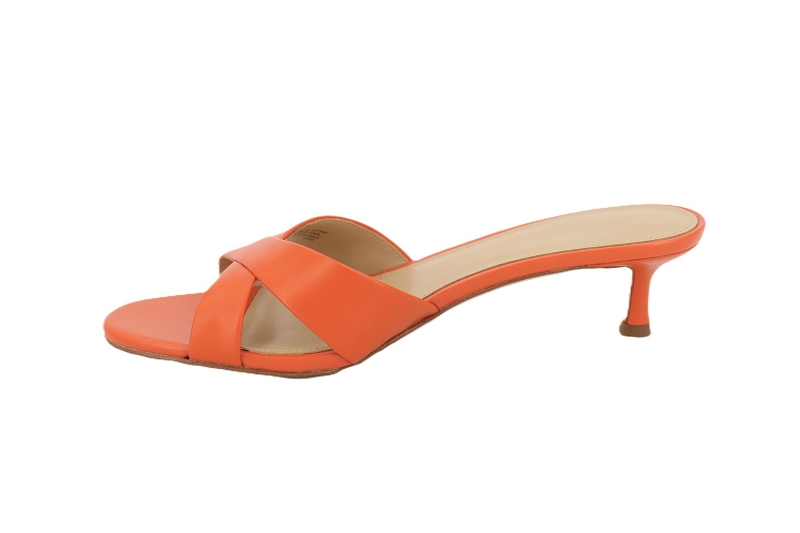 Michael kors mules et sabots cassidy kitten sandal orange7896201_3