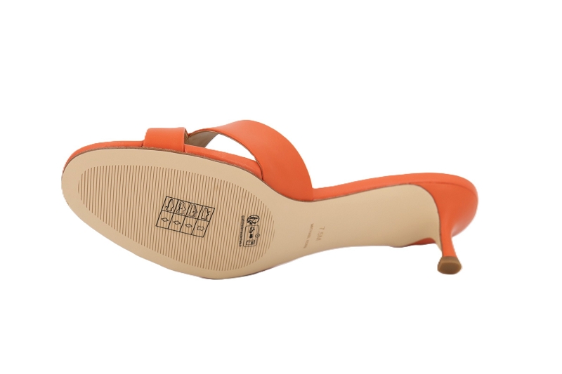Michael kors mules et sabots cassidy kitten sandal orange7896201_5