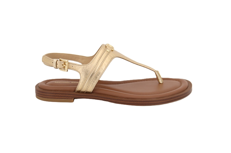 Michael kors sandales nu pieds mandy thong sandal dore