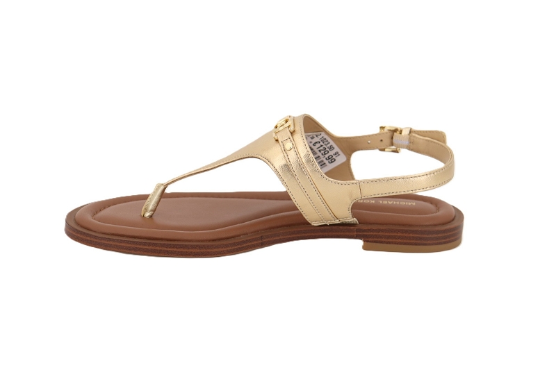 Michael kors sandales nu pieds mandy thong sandal dore7896501_3
