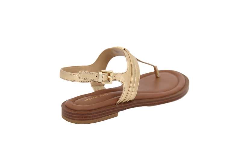 Michael kors sandales nu pieds mandy thong sandal dore7896501_4