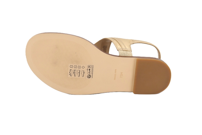 Michael kors sandales nu pieds mandy thong sandal dore7896501_5