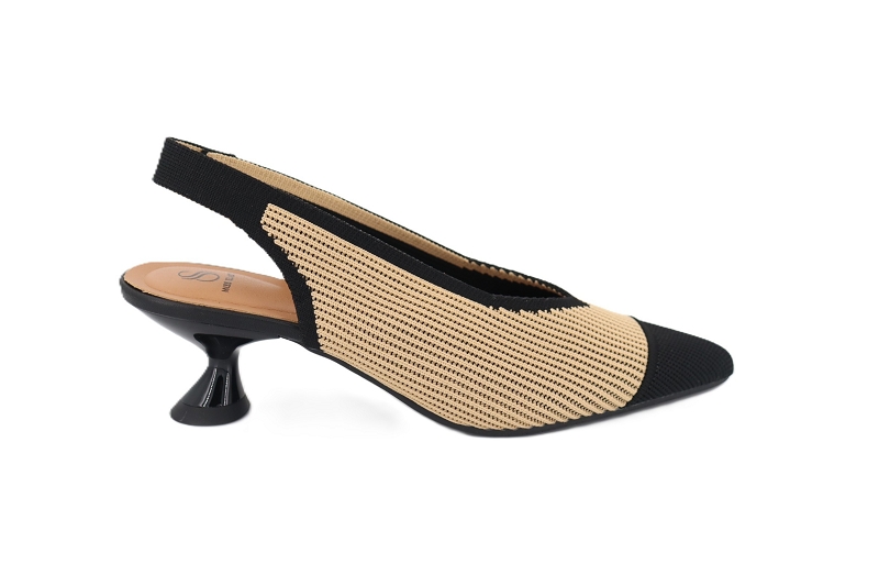 Miss elastic escarpins reine 2 beige