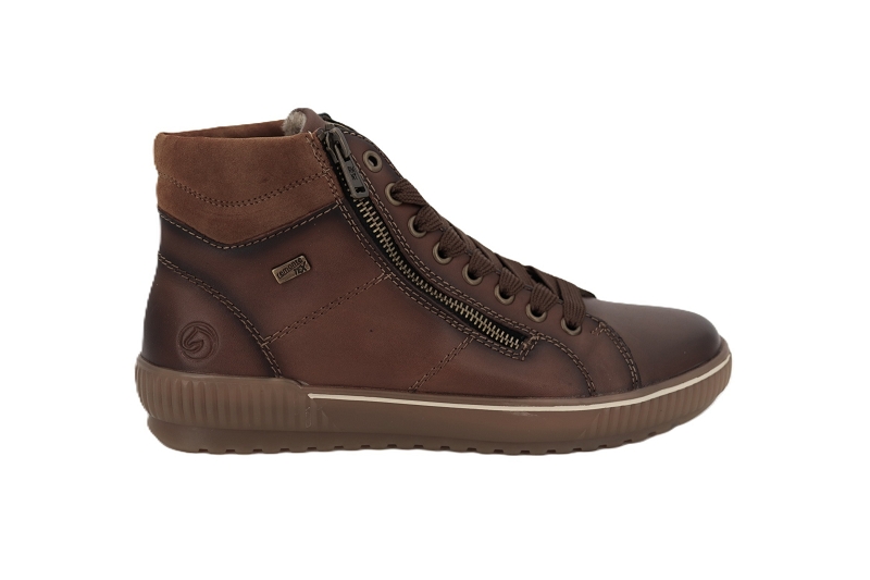Remonte baskets montantes parfait marron