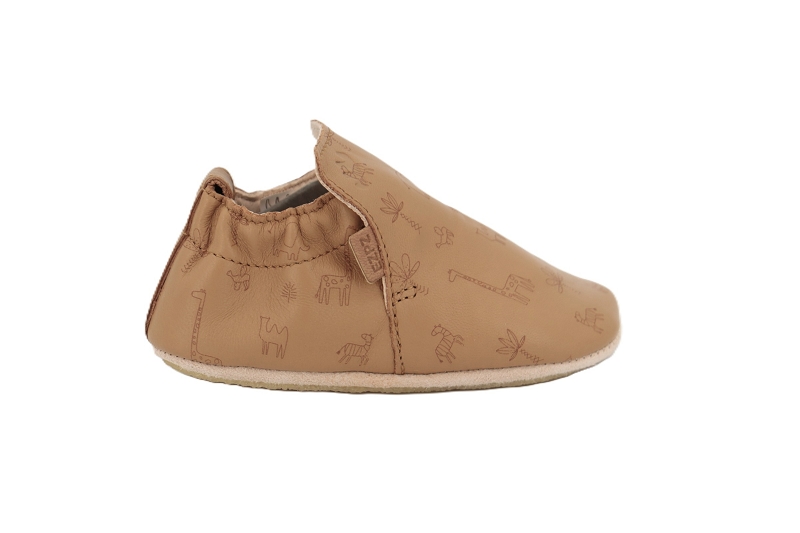 Easy peasy chaussons pantoufles savane marron