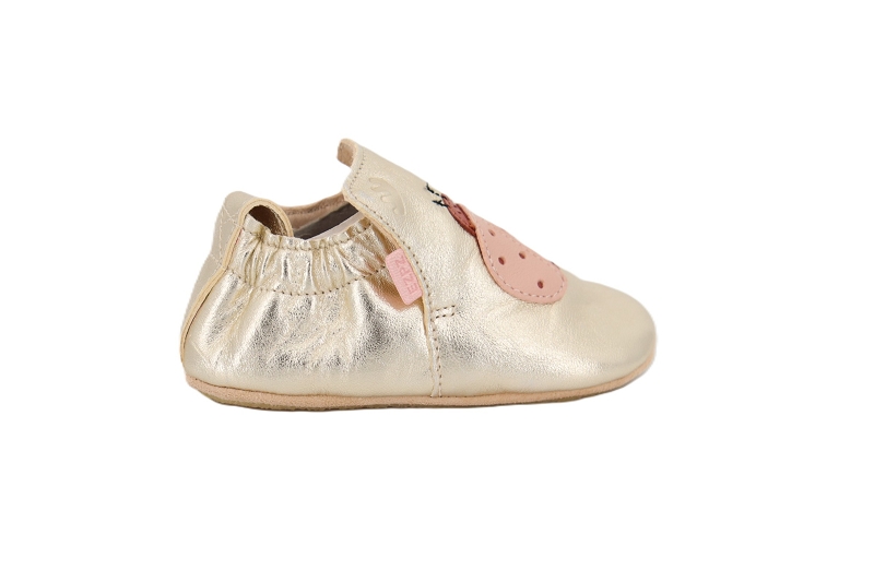 Easy peasy chaussons pantoufles coccinelle dore