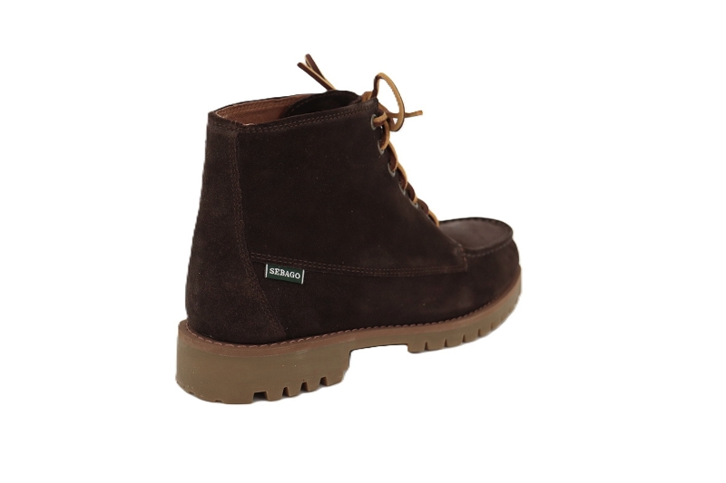 Sebago boots et bottines parker marron7903901_4