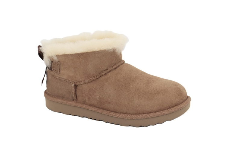 Ugg boots et bottines classic ultra mini bailey bow marron7904501_2