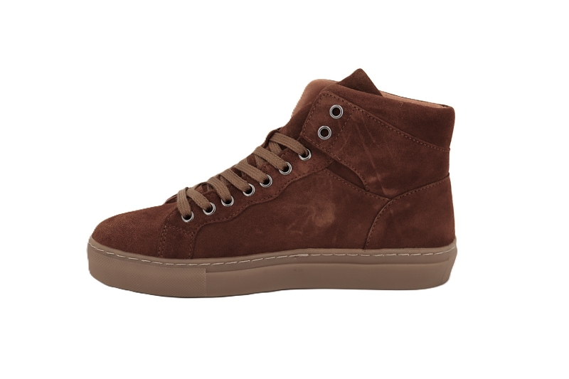 Geannette et les filles baskets montantes clichy marron7906101_3