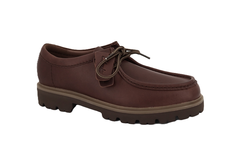 Clarks derbies cleyhill seam marron7908701_2