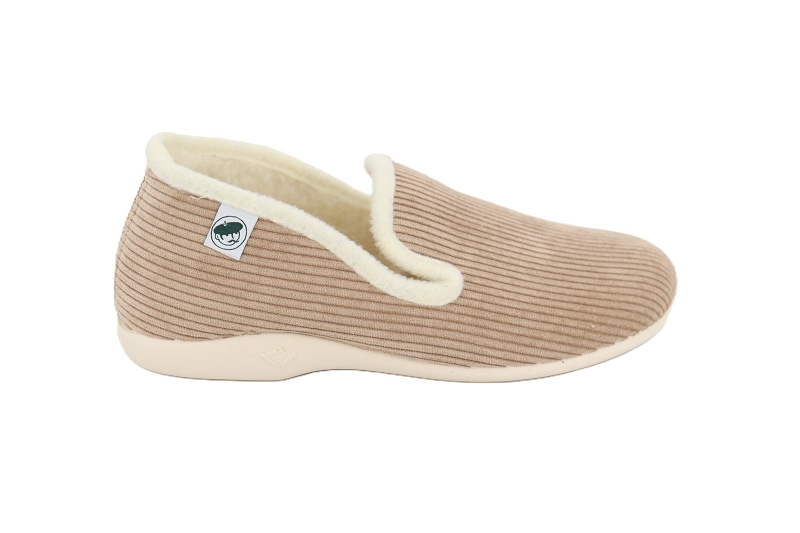 La bande a mich chaussons pantoufles floud beige