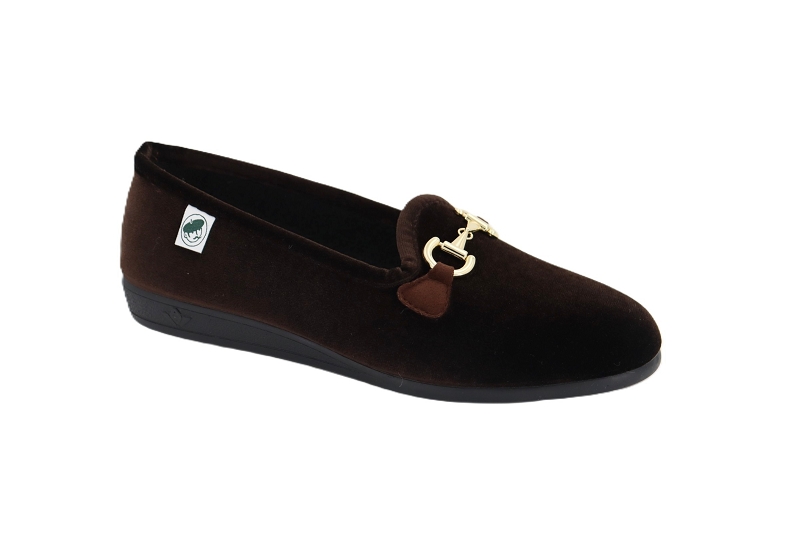 La bande a mich chaussons pantoufles apec marron7916501_2