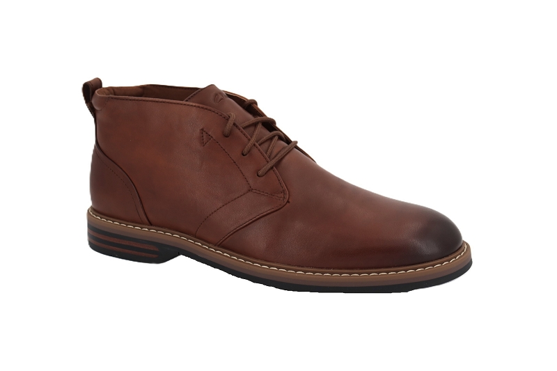 Clarks boots et bottines aldwin 2 chukka marron7918901_2