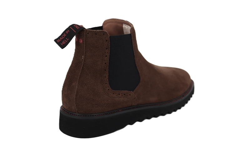 Schmoove boots et bottines ripple chelsea marron7920701_4