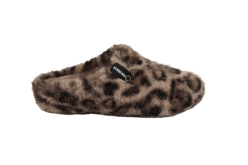 Verbenas chaussons pantoufles york feline beige