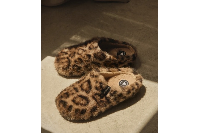 Verbenas chaussons pantoufles york feline beige7924201_6