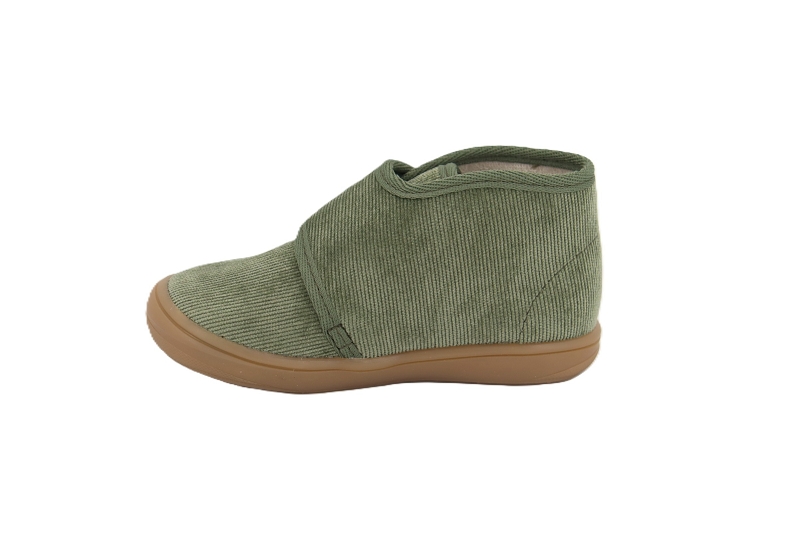Bellamy pant chaussons pantoufles pierre velours vert7925301_3