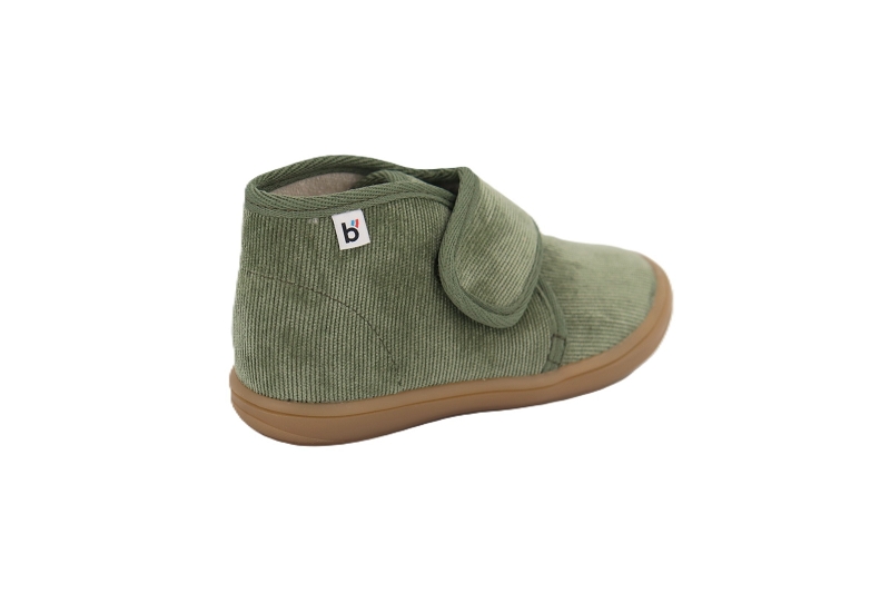 Bellamy pant chaussons pantoufles pierre velours vert7925301_4