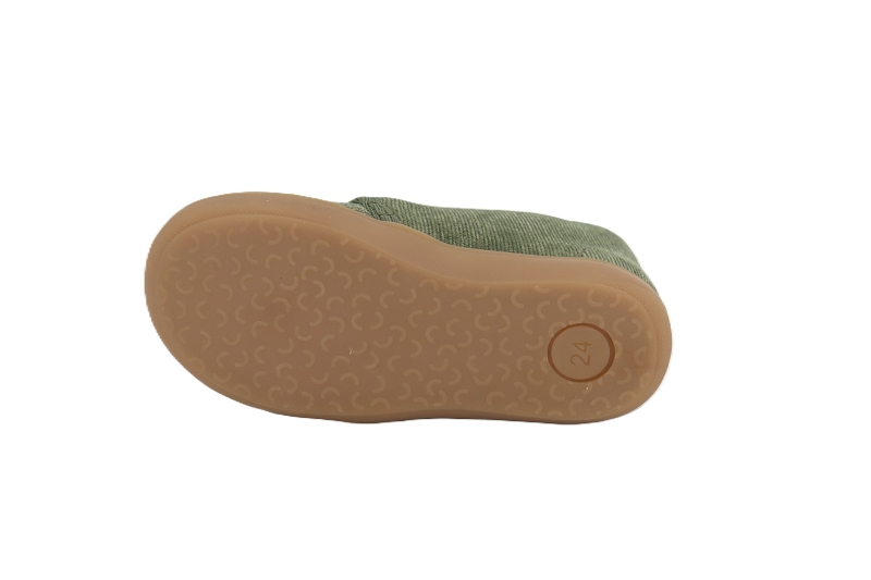 Bellamy pant chaussons pantoufles pierre velours vert7925301_5