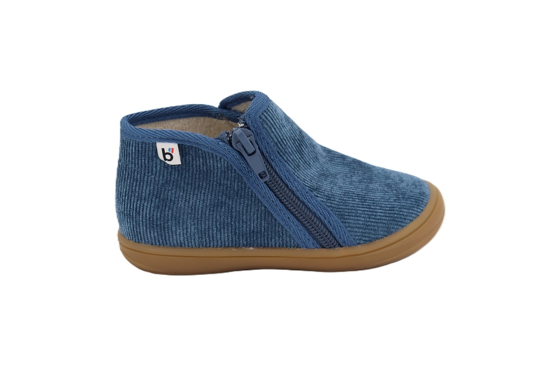 Bellamy pant chaussons pantoufles paul velours bleu