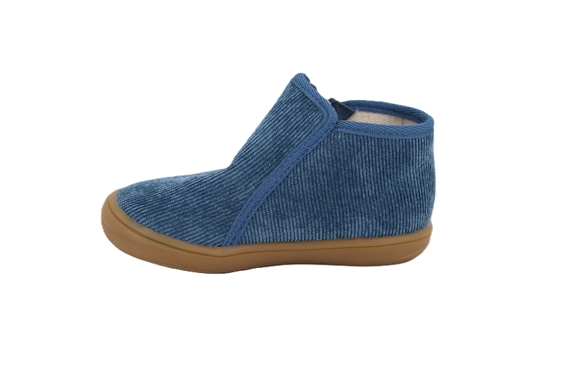 Bellamy pant chaussons pantoufles paul velours bleu7925401_3