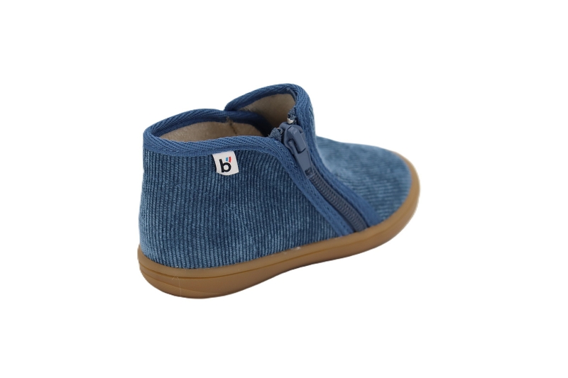 Bellamy pant chaussons pantoufles paul velours bleu7925401_4