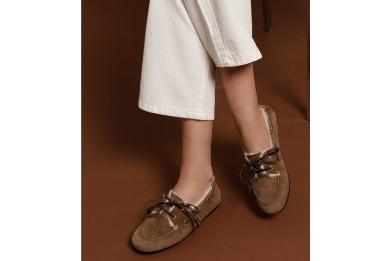 Adige mocassins marcus fourure beige7926901_6