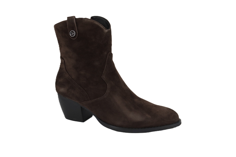Adige boots et bottines aman marron7927101_2