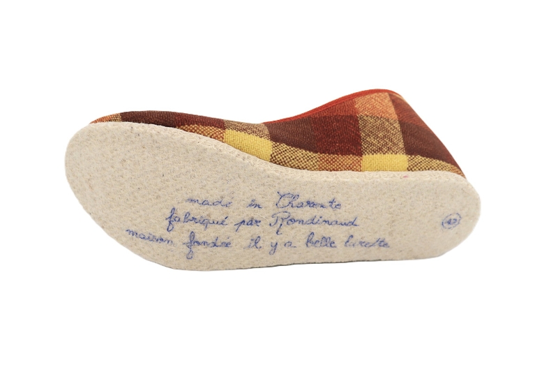Rondinaud chaussons pantoufles robin marron7928301_5
