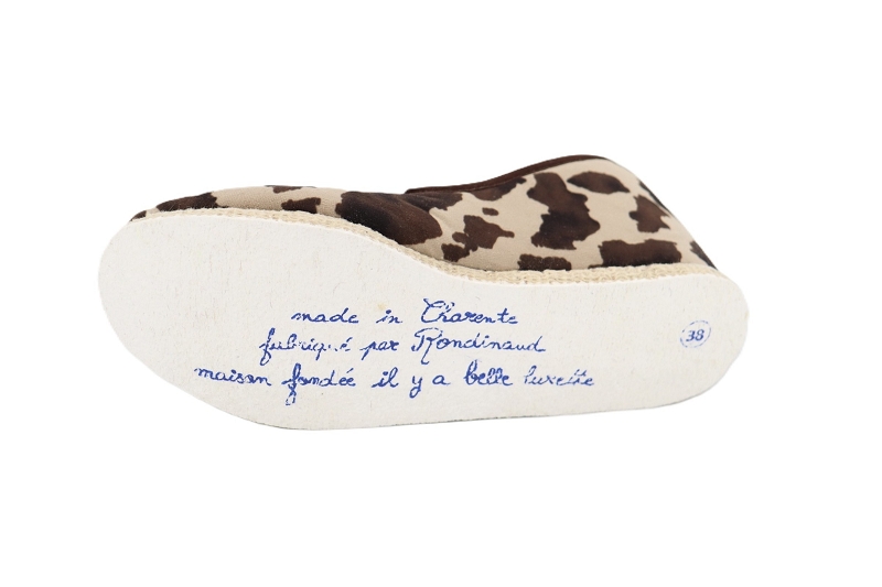 Rondinaud chaussons pantoufles charles marron7928601_5