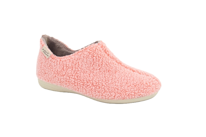 Maison de lespadrille chaussons pantoufles doudou rose7934401_2