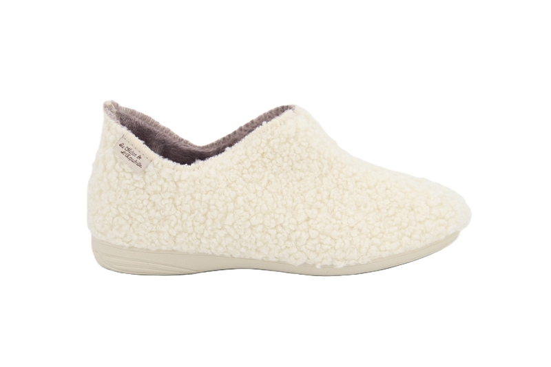 Maison de lespadrille chaussons pantoufles doudou beige