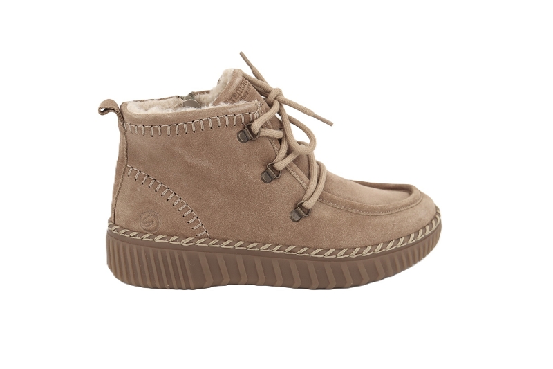 Remonte boots et bottines mouton beige
